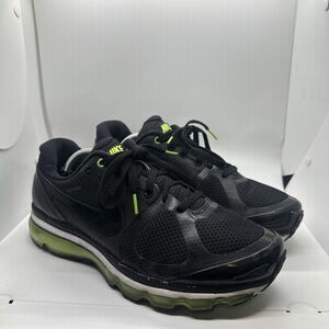 Nike Air Max Flywire 2010 386368-010 Black Mens Sneakers Sz US 12